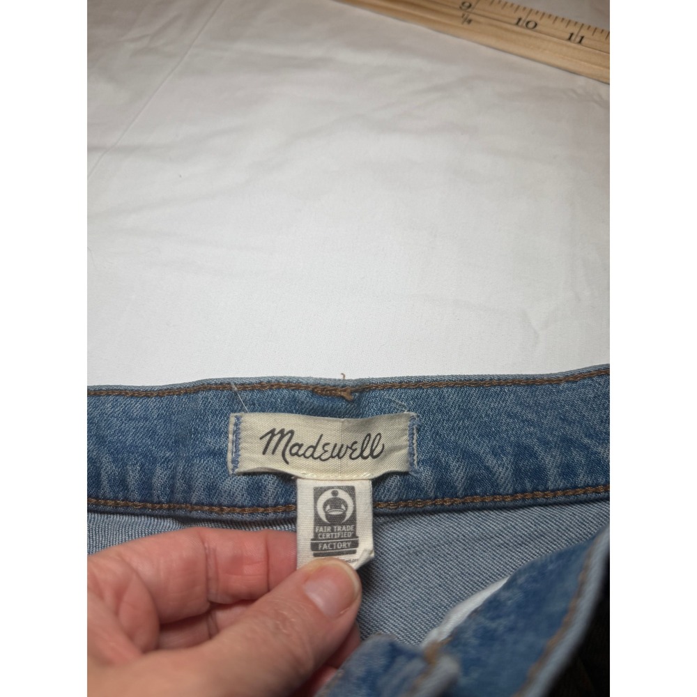 Madewell 11 High-Rise Flare Jeans Blue Denim Size 33 Womens - Picture 5 of 11